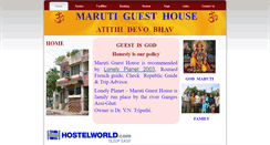 Desktop Screenshot of marutiguesthouse.com